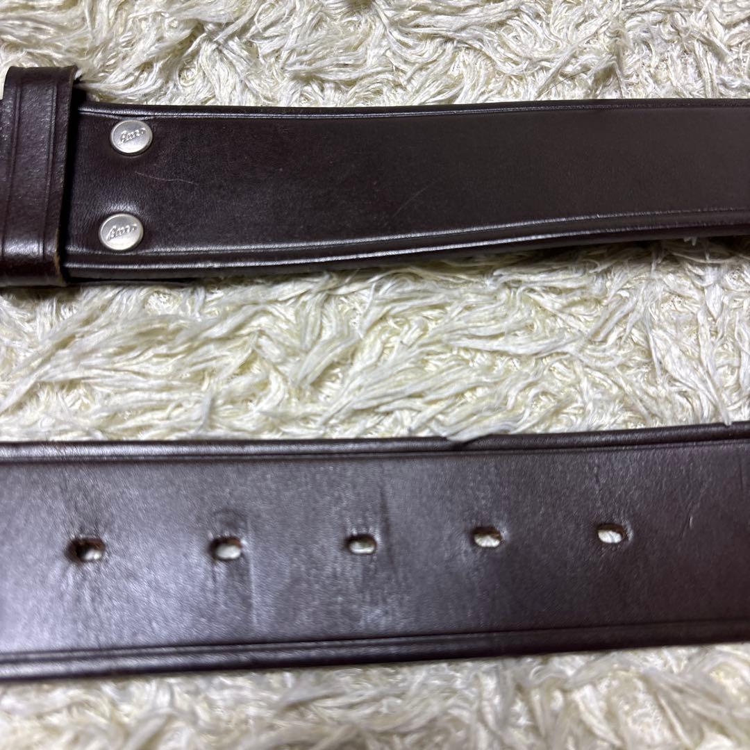 タグ付 リアルマッコイズ BUCO 本革レザー 太ベルト 28 ブラウン