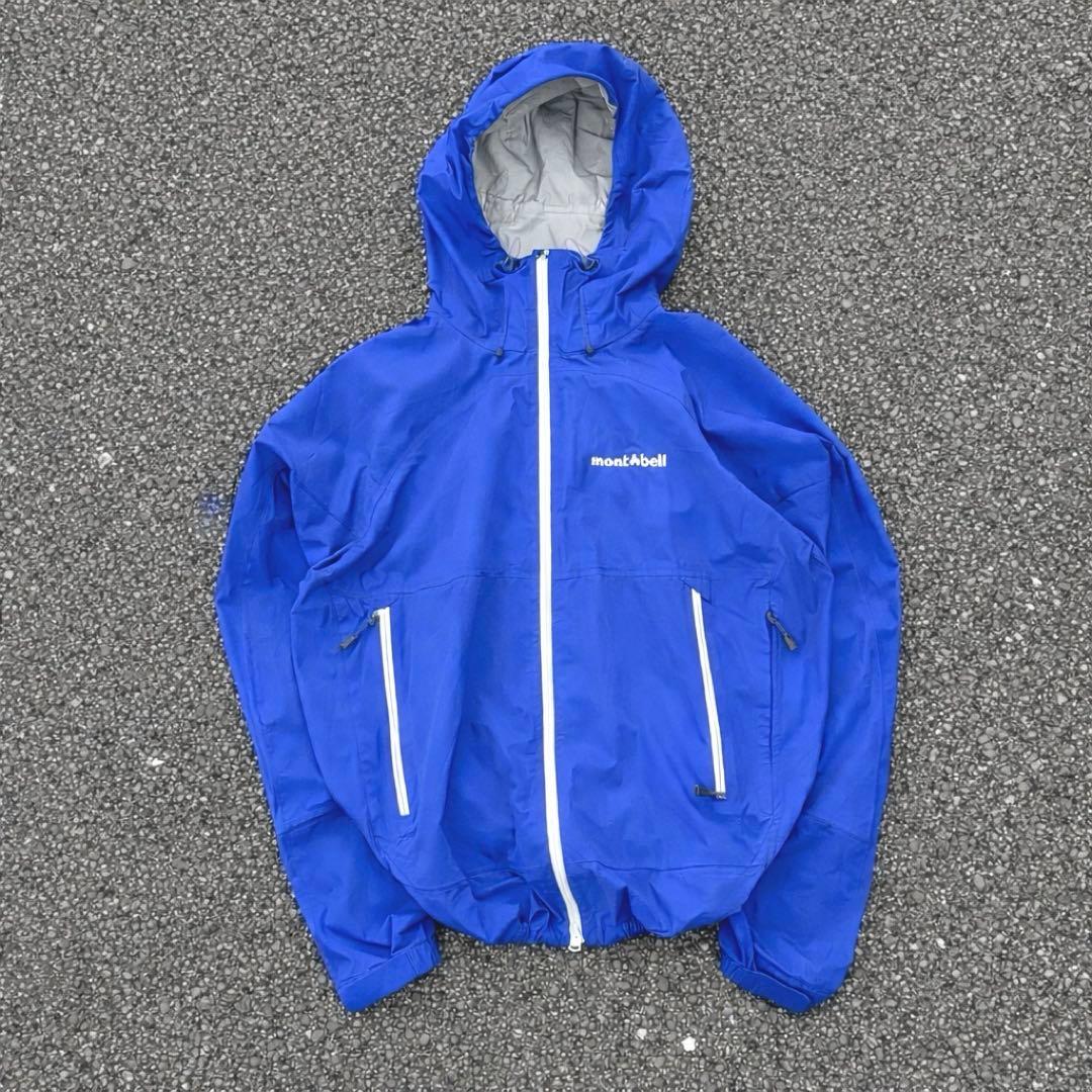 montbell モンベル ナイロンシェル マウンテンパーカー ドローコード付き