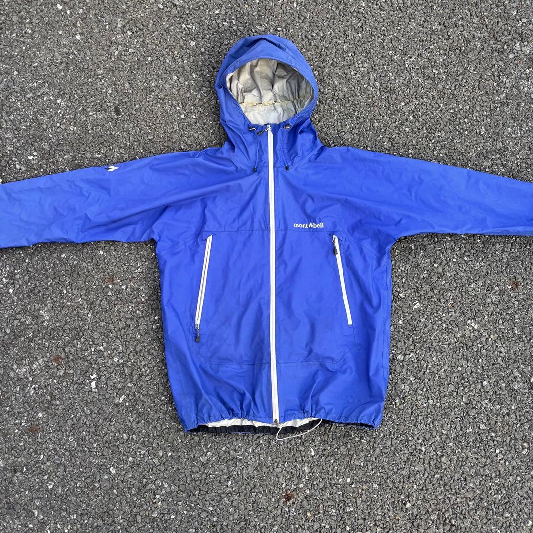 montbell モンベル ナイロンシェル マウンテンパーカー ドローコード付き