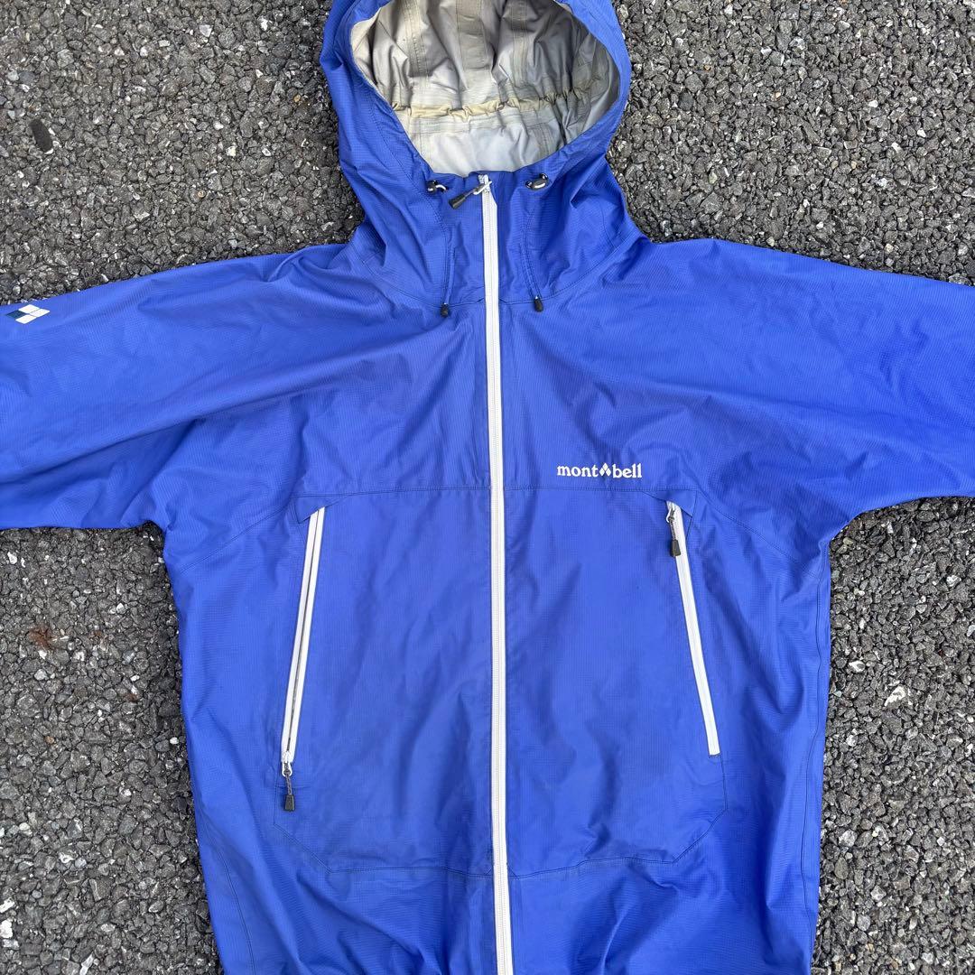 montbell モンベル ナイロンシェル マウンテンパーカー ドローコード付き