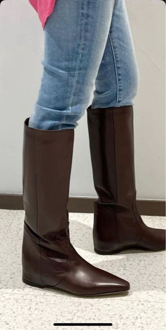 美品✨CORSO ROMA, 9 ロングブーツ　ブラウン39