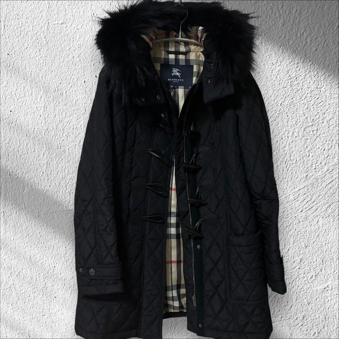 BURBERRY LONDON キルティング ダッフルコート ノバチェック