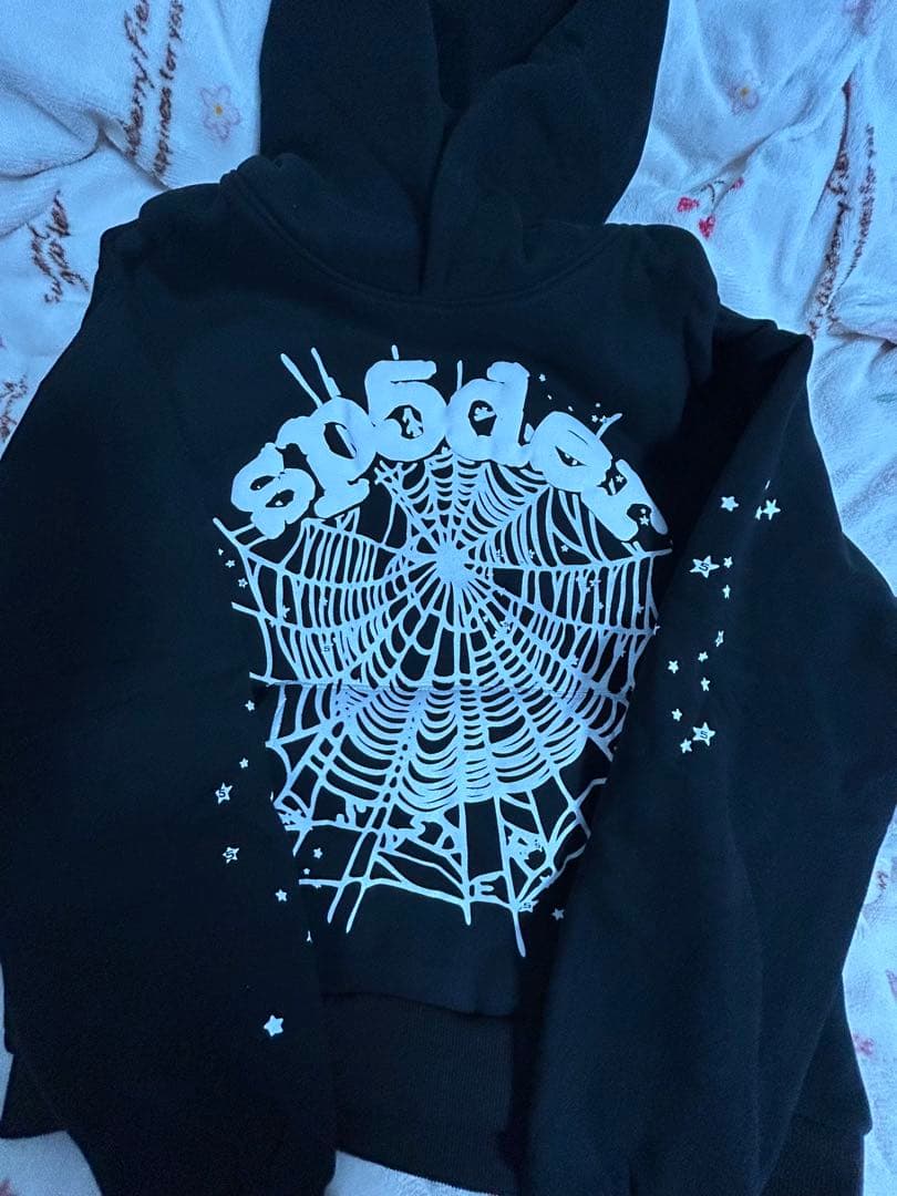 トップス sp5der hoodie black