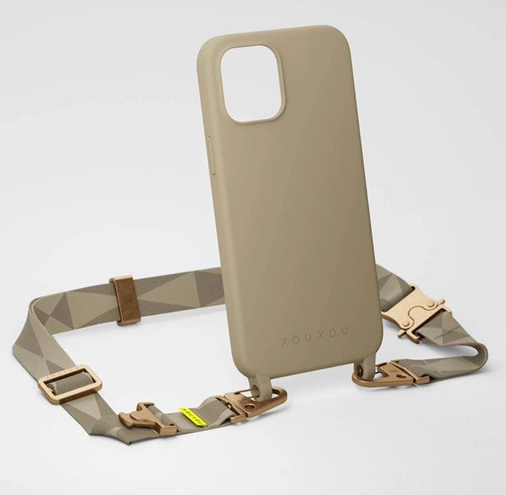 ドイツ発XOU XOU iPhone 12 pro ストラップ付きスマホケース