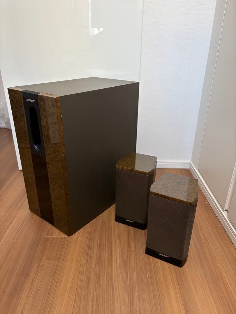 Bose スピーカー・ウーファーセット ダークブラウン