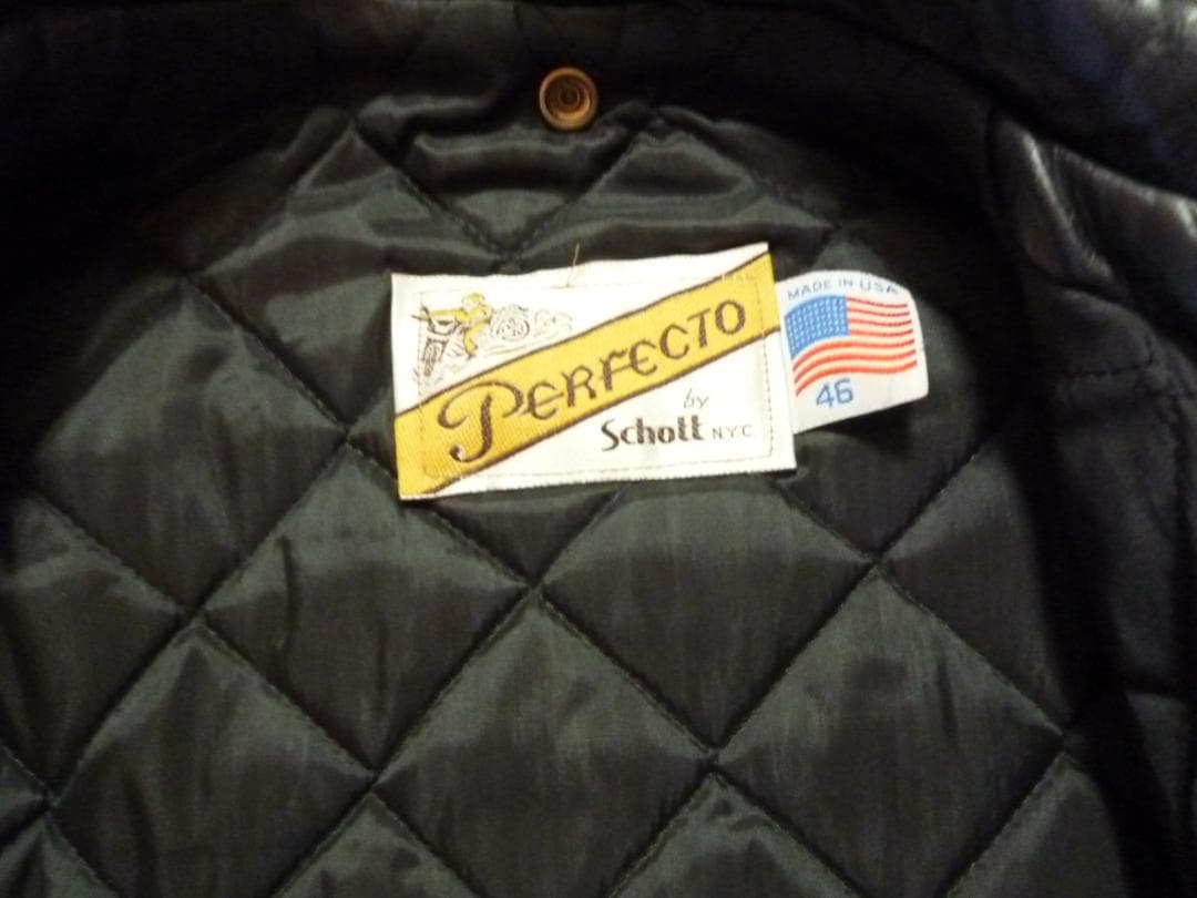 Schott Perfecto　618　 ダブルライダースジャケット サイズ46