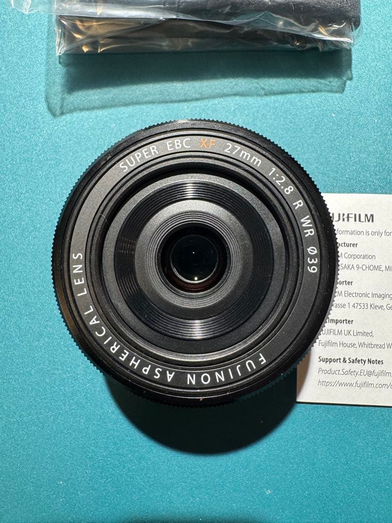 FUJIFILM XF27mm F2.8 R WR 元箱、付属品付き
