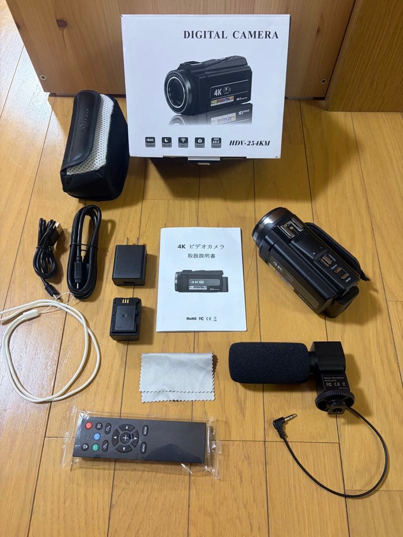 4Kビデオカメラ HDV-254KM