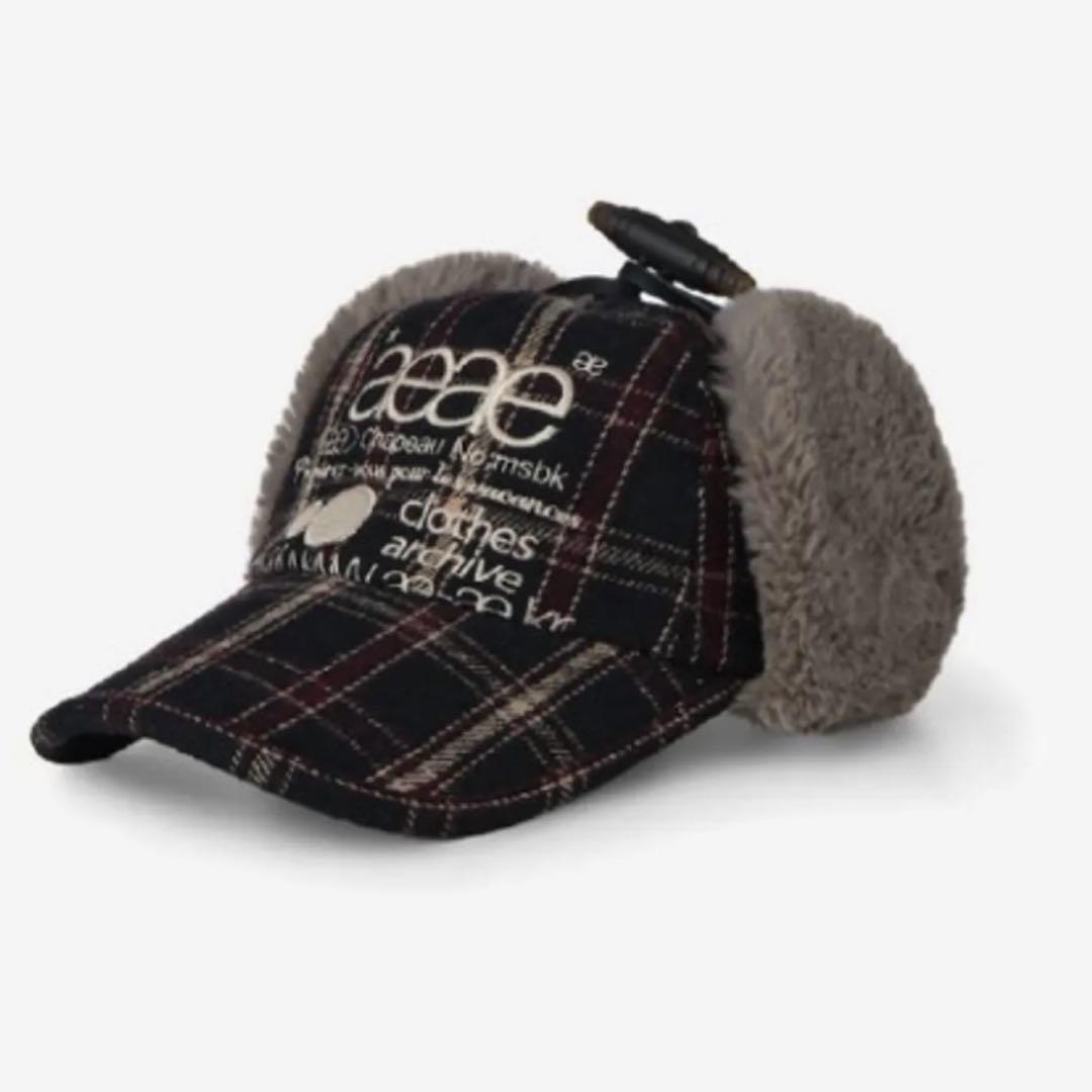 新品未使用☆aeae WEB LOGO TROOPER CAP ブラック