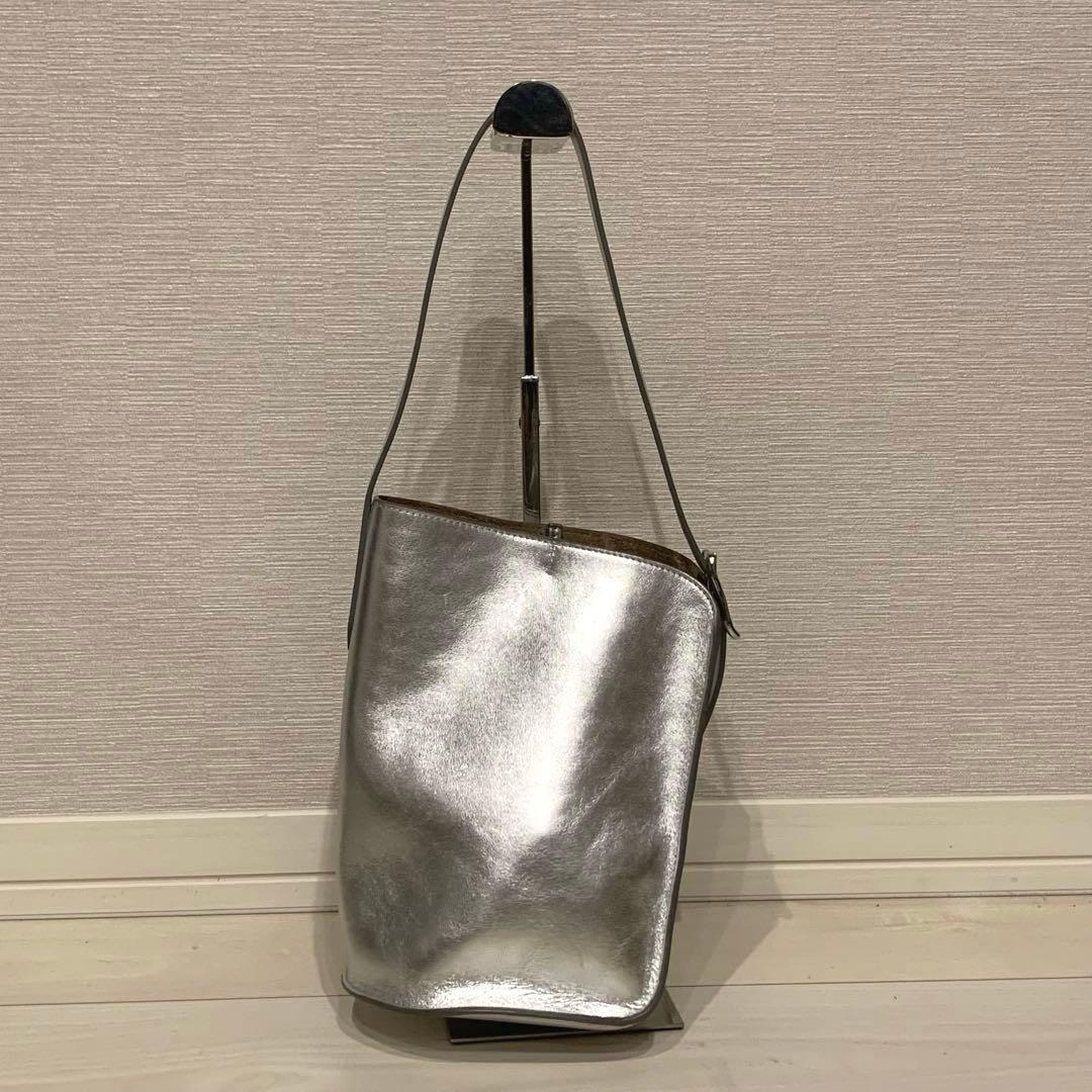 未使用級✨ジェイアンドエムデヴィッドソン クイバー バケット ミニ シルバー