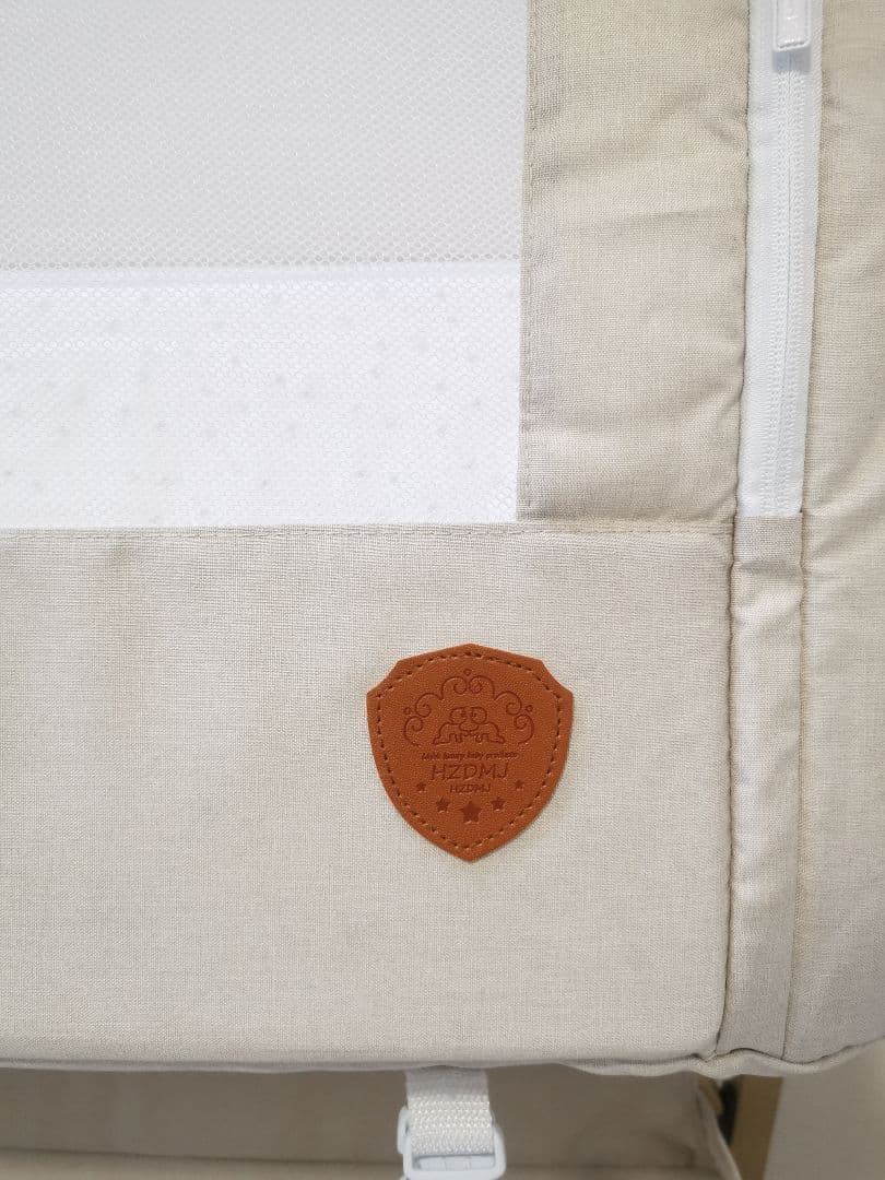 HZDMJ ベビーベッド ベージュ 使用1か月のみ