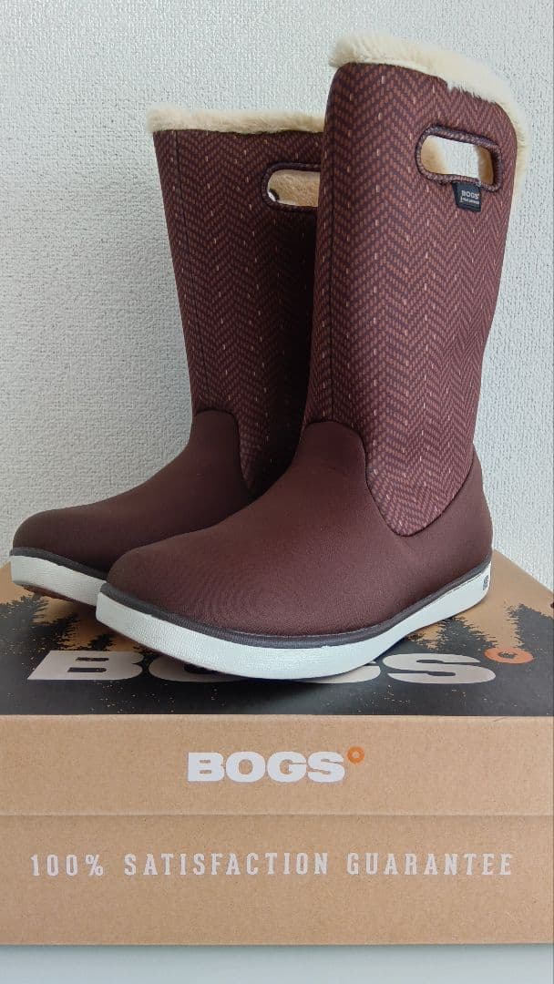 Bogs ブラウン ロングブーツ スノーブーツ MID BOOTS