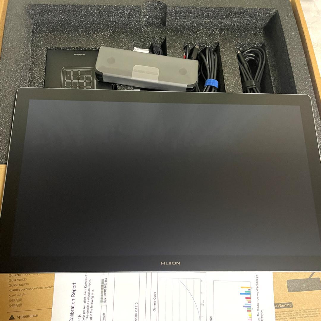 HUION Kamvas Pro 19 本体＋保護フィルム＋替え芯10本 液タブ