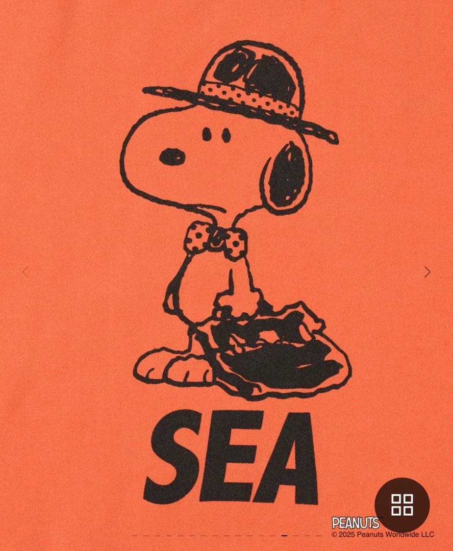 SMOOTHY x WDS Snoopy オレンジ　M