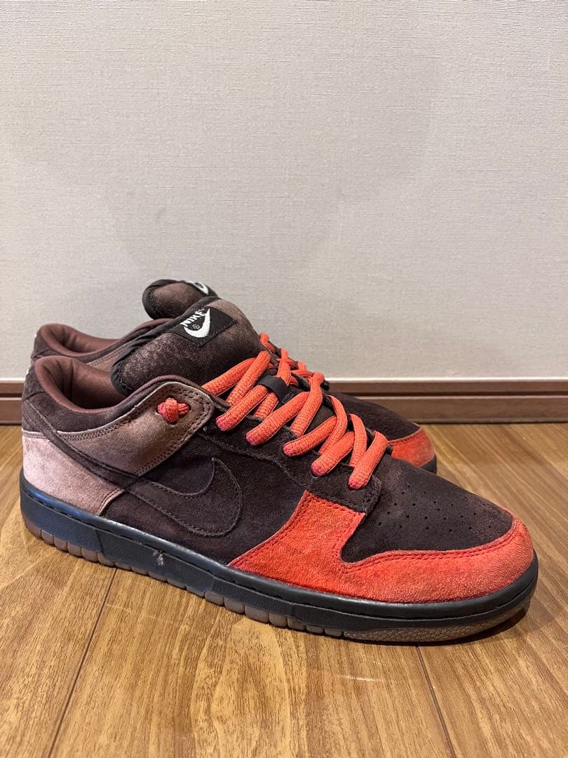 NIKE DUNK SB PRO SBつま赤 バイソン ダンクロー 超希少サイズ