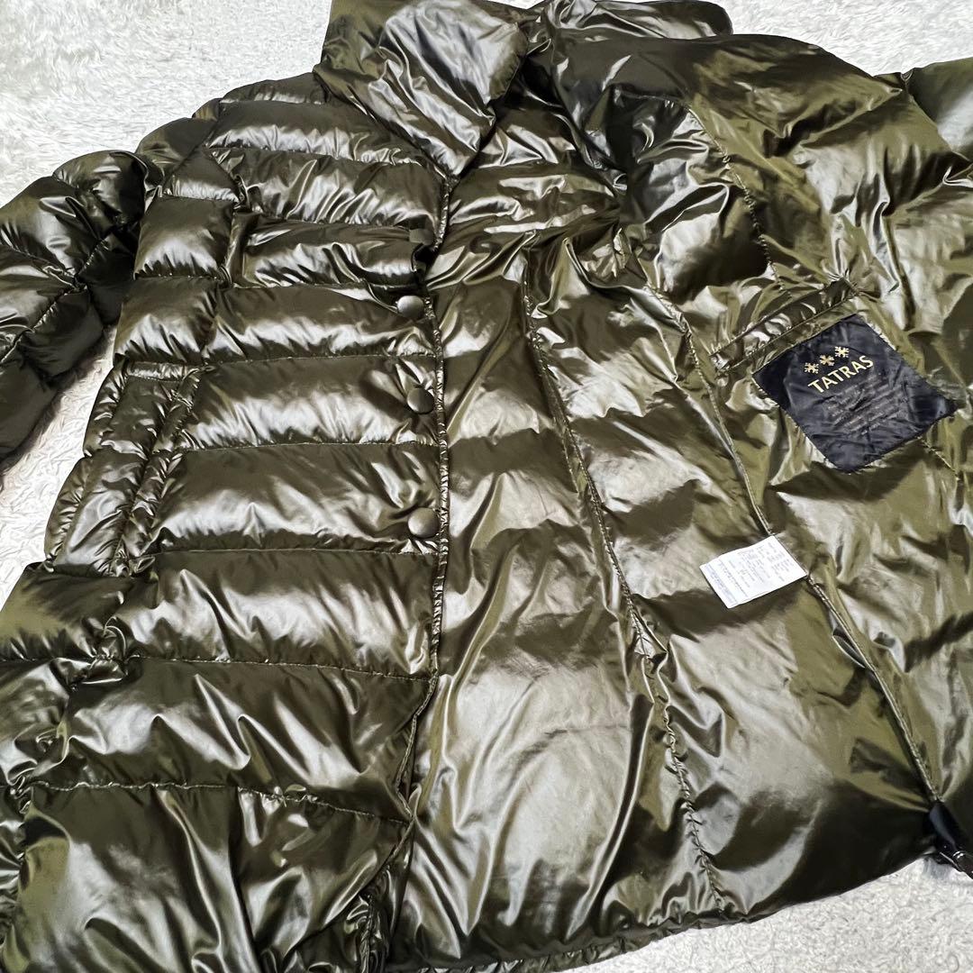 タトラス アマンダ ダウンコート ロング丈 オリーブ レディース サイズ3