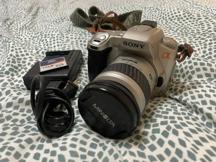 【美品】SONY 一眼レフ α250 グレーカラー