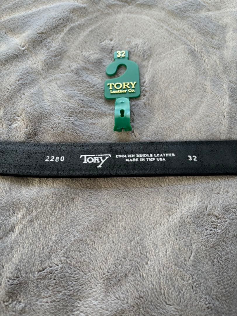 TORY LEATHER/トリーレザーニッケル フーフピックベルト サイズ32