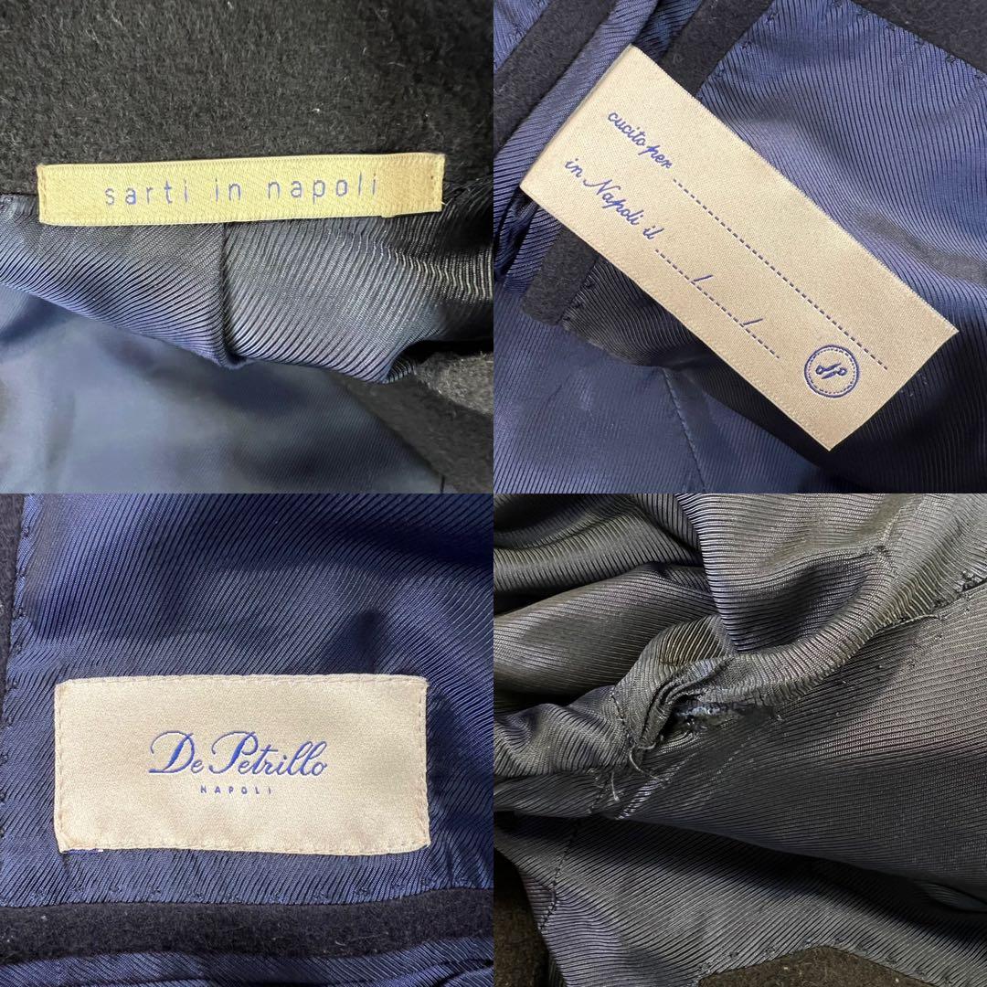 定価約20万 美品 De Petrillo ダブルチェスターコート サイズ48