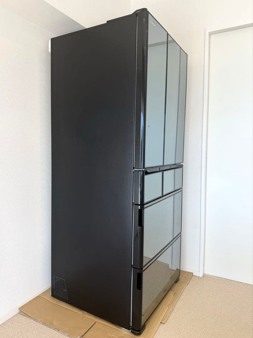 【美品】日立 冷蔵庫 クリスタルミラー R-WX62N 615L 2021年製