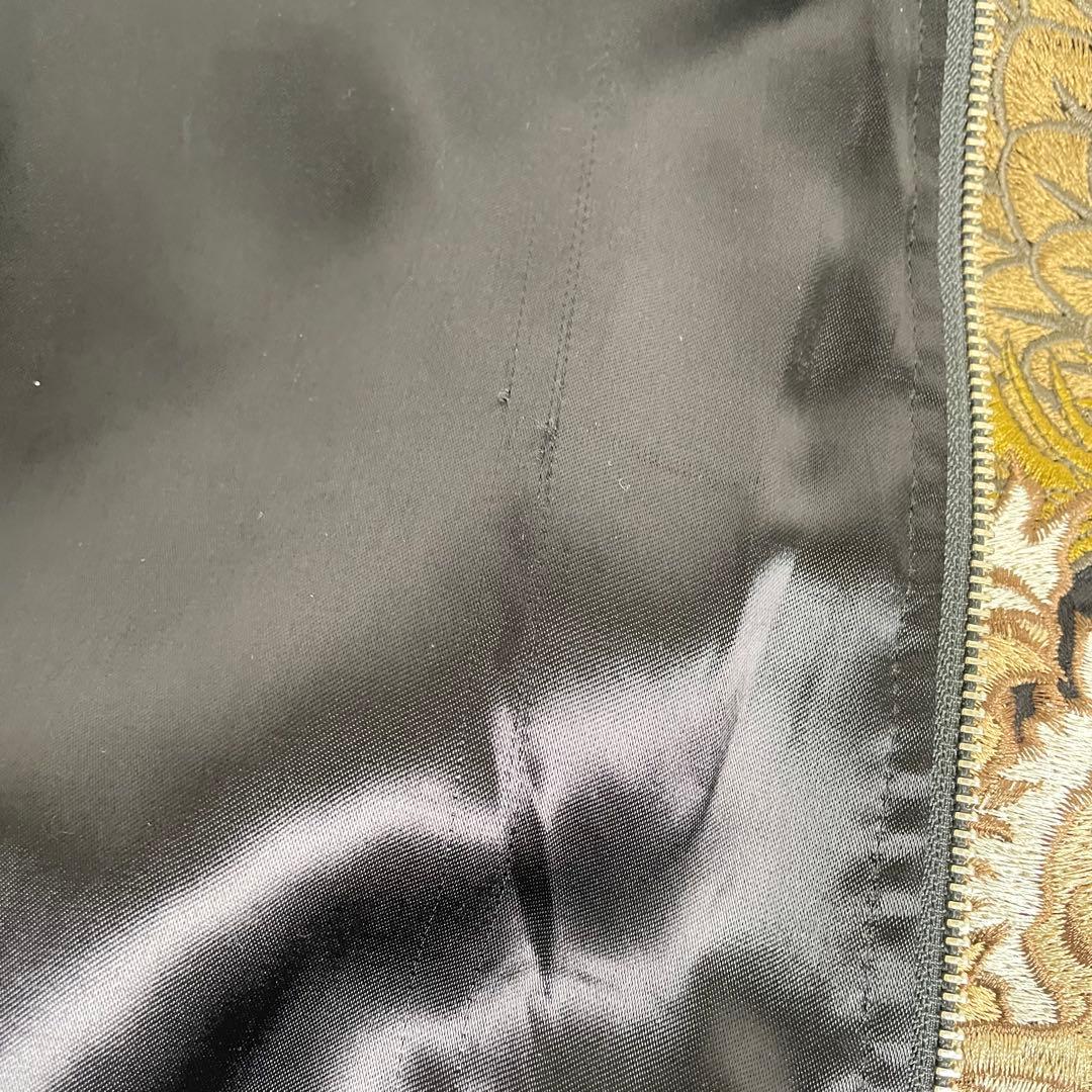 絡繰魂 粋 スカジャン 龍 鳳凰 リバーシブル 和柄 ビッグサイズ XL