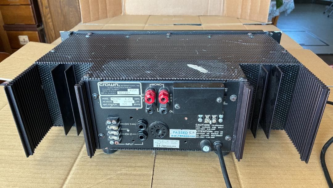 む*ぬ様 amcron アムクロン PS-200 パワーアンプ　crown クラ