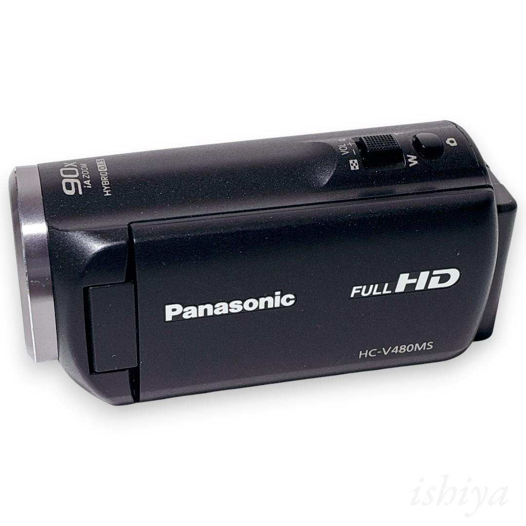 【美品・動作確認済】パナソニック HC-V480MS ブラック ビデオカメラ