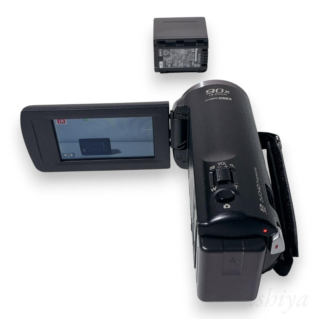 【美品・動作確認済】パナソニック HC-V480MS ブラック ビデオカメラ