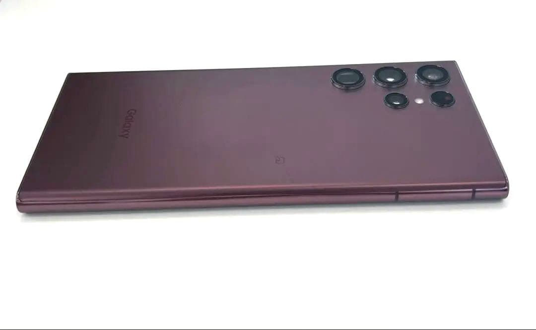 ① 美品　GALAXY S22 UItra バーガンディ　256GB