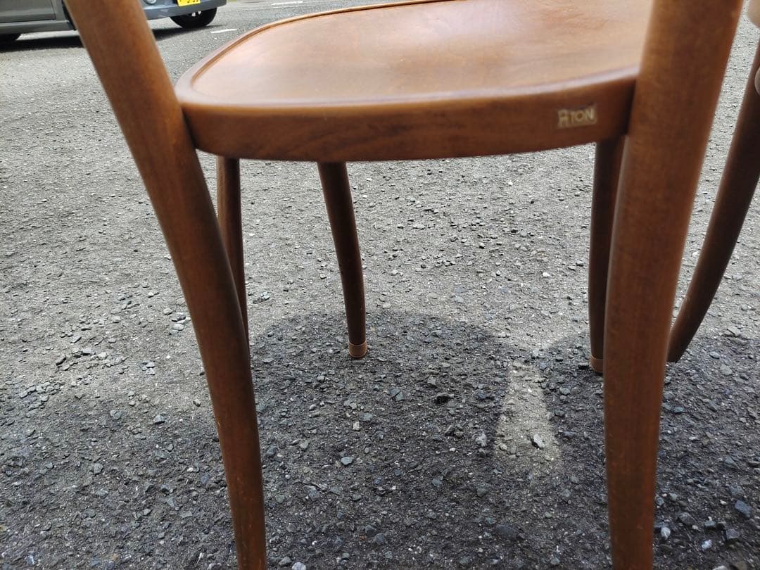TON チェコ　椅子　曲木チェア　2脚セット