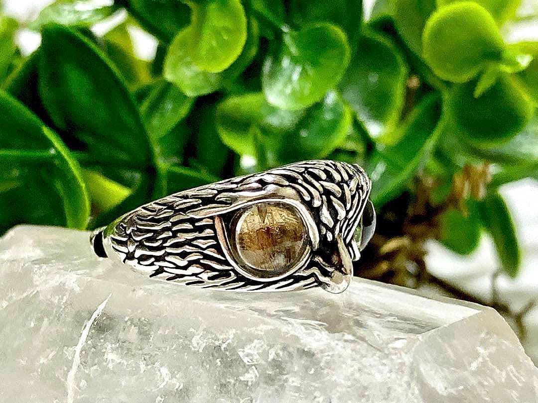 スマイル様　宇宙の彼方から舞い降りし奇跡の隕石　プレミアムギベオンフクロウリング