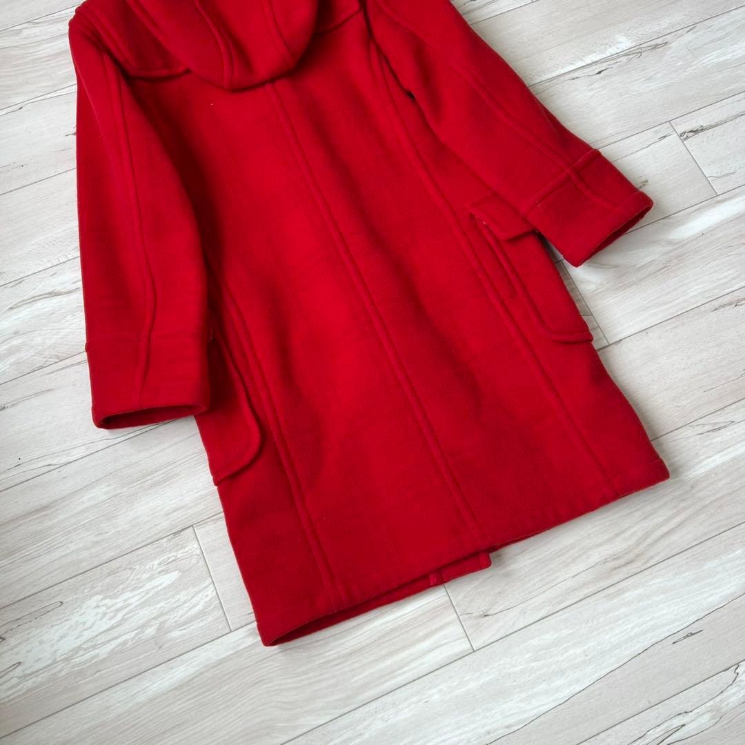 バーバリーブルーレーベル　ロングダッフルコート　ノバチェック　ダブルフェイス