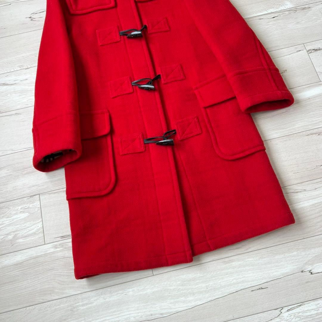 バーバリーブルーレーベル　ロングダッフルコート　ノバチェック　ダブルフェイス