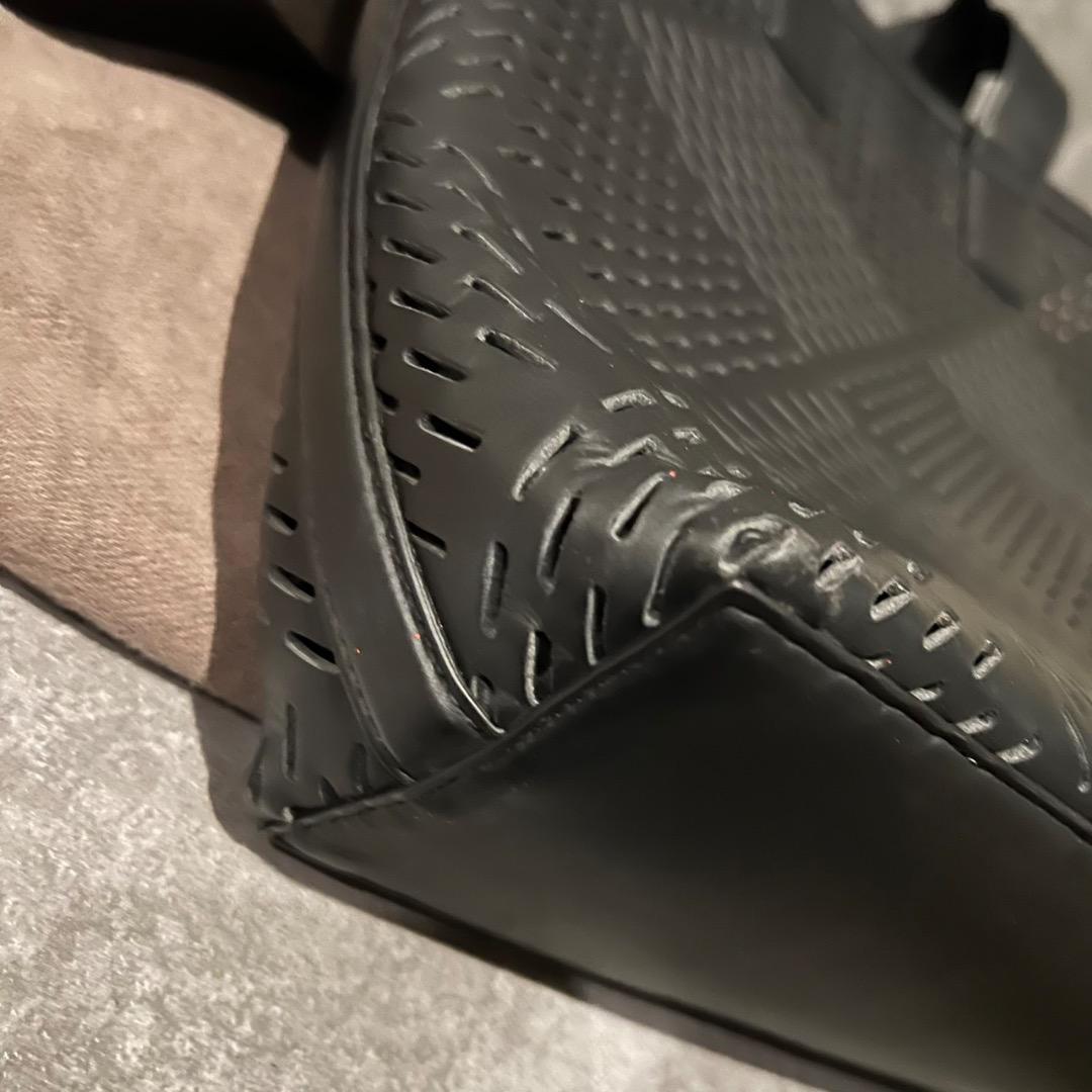 ⭐️ボッテガヴェネタ⭐️ パンチングレザー 2WAY ブラック A4可