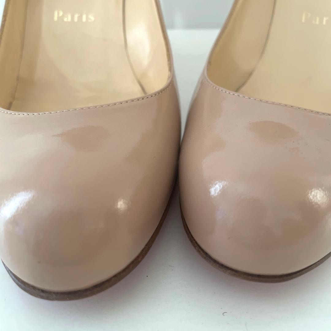 クリスチャン ルブタン パンプス レッドソール 37.5 ラウンドトゥ