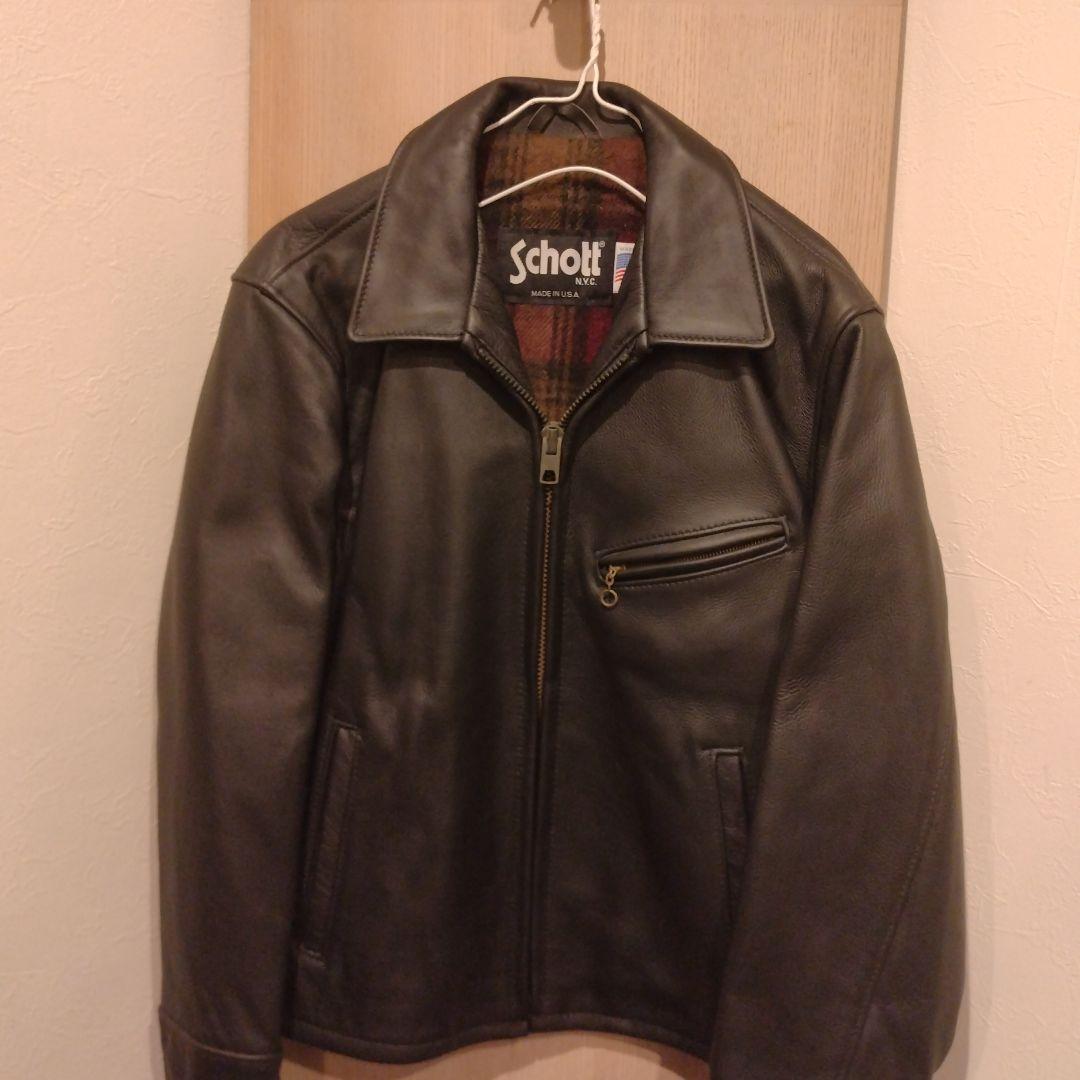 USA製　Schott 　廃盤　シングルライダースジャケット　レザージャケット