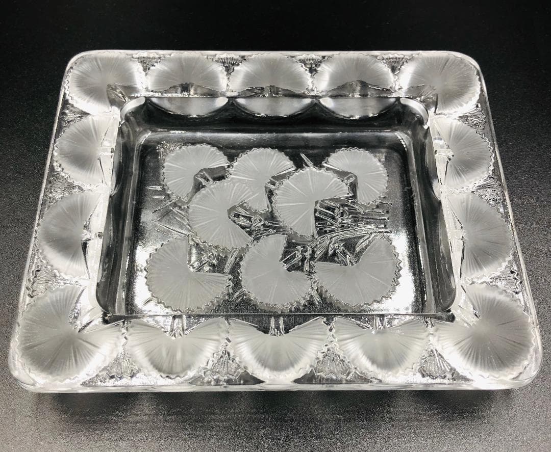 LALIQUE Bluets ラリック トレイ 小物入れ 灰皿