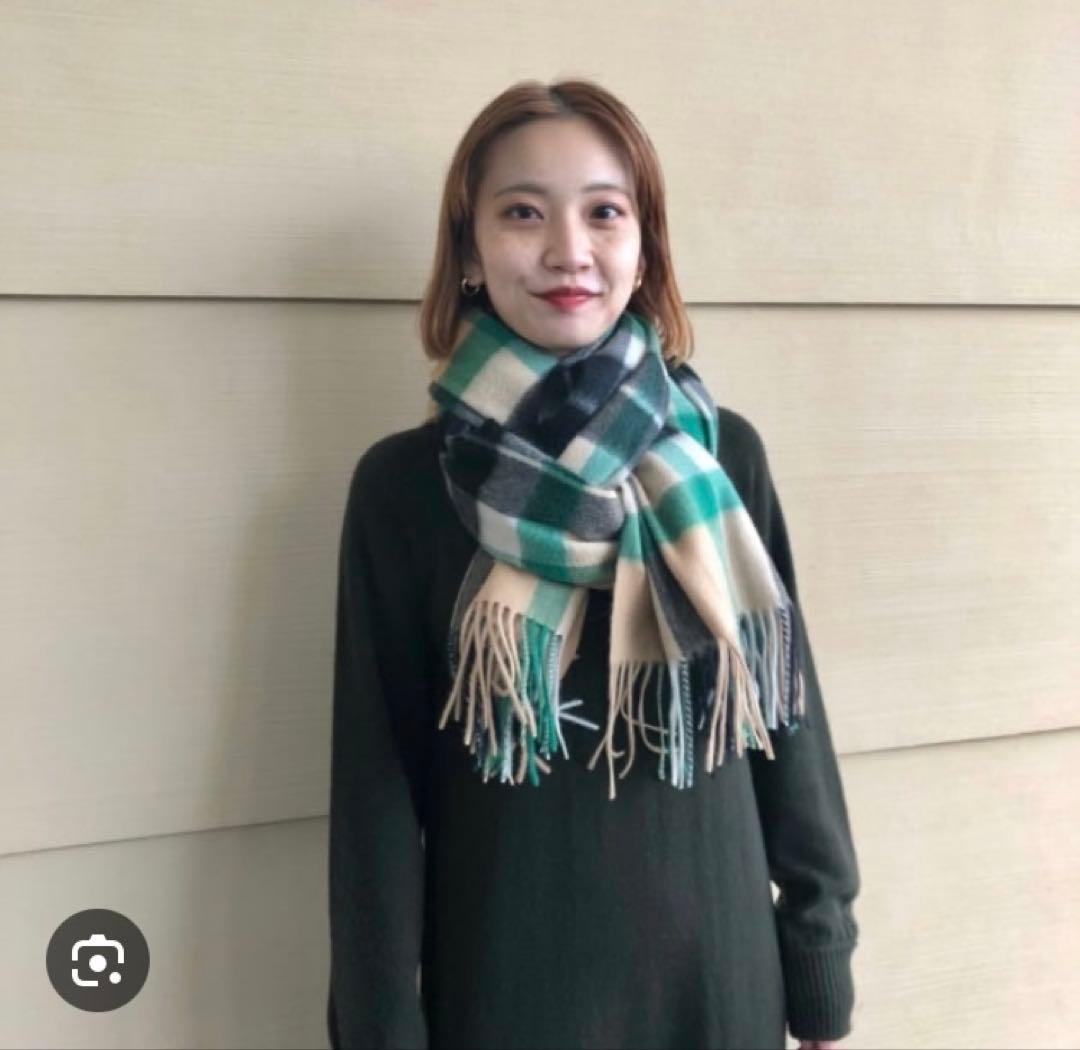 デミルクスビームス　カシミア　ストール　チェック