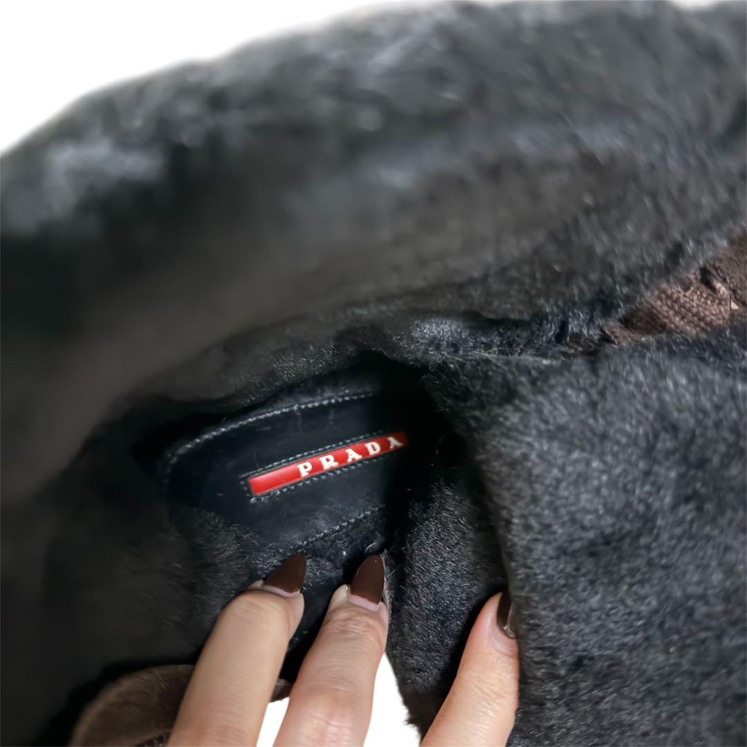 PRADA プラダ ハイブランド ブランド ブーツ 靴 スニーカー スエード
