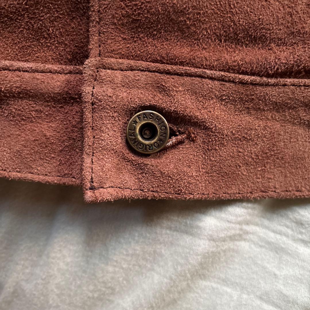 【90s】Alpenrose 3rd型 スウェード トラッカージャケット 本革