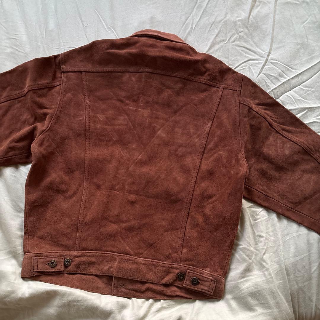 【90s】Alpenrose 3rd型 スウェード トラッカージャケット 本革