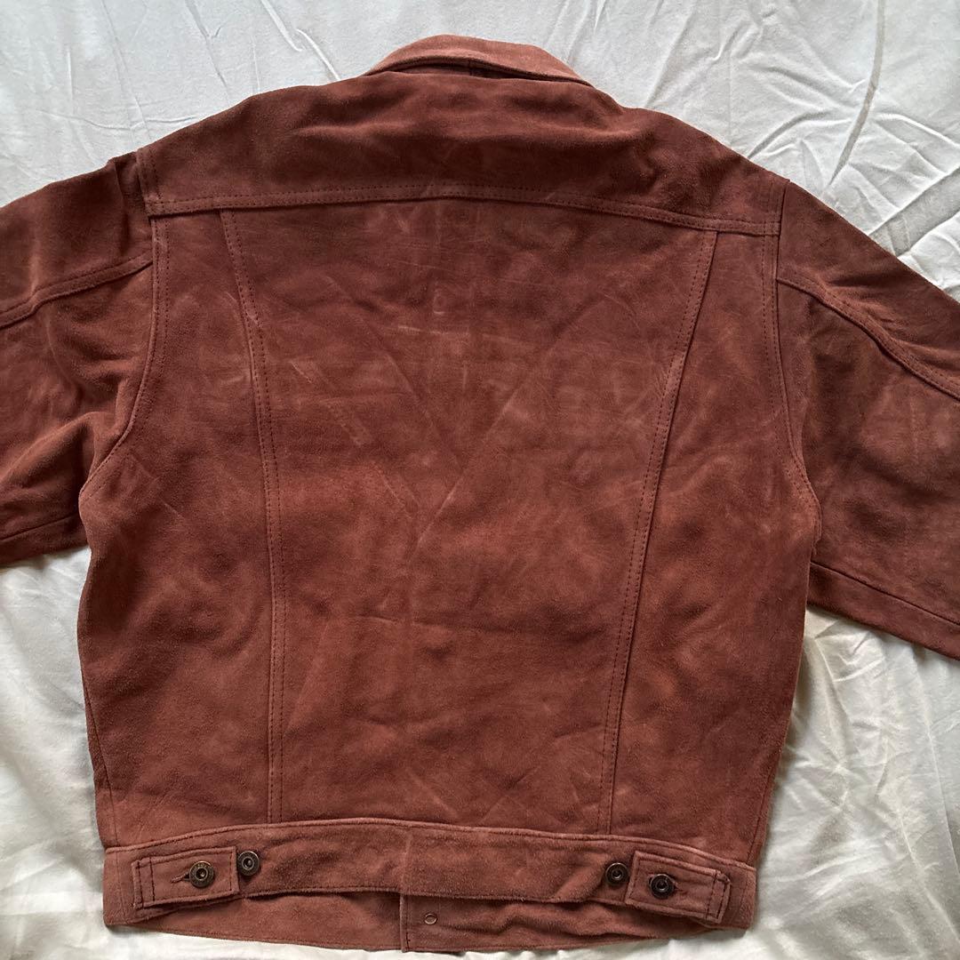 【90s】Alpenrose 3rd型 スウェード トラッカージャケット 本革
