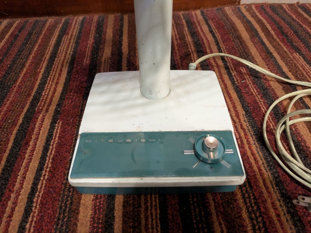 昭和　レトロ　三菱　30cm　扇風機　RM-30F　中古 動作品