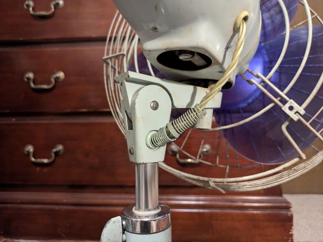 昭和　レトロ　三菱　30cm　扇風機　RM-30F　中古 動作品