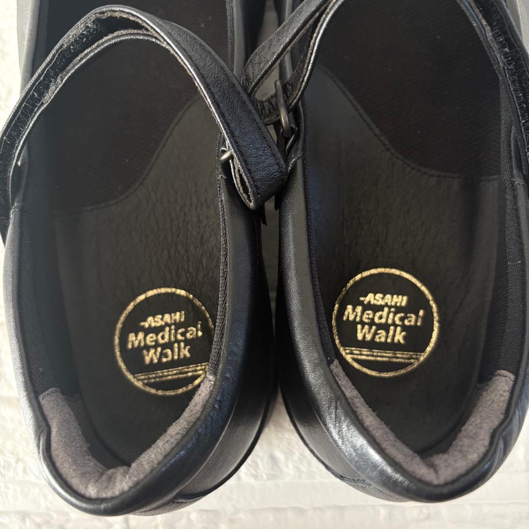 アサヒメディカルウォーク ストラップ コンフォートシューズ パンプス 25cm