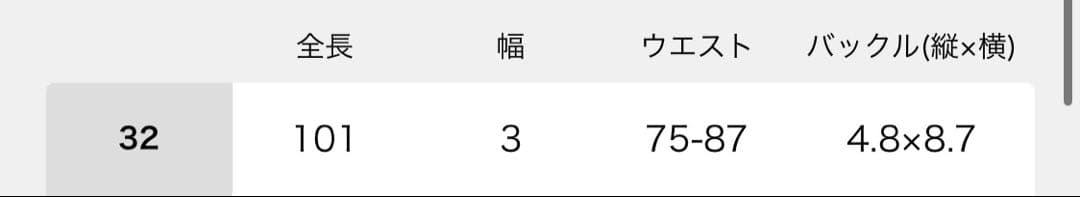 美品 TORY LEATHER Hoof Pick Belt 32インチ