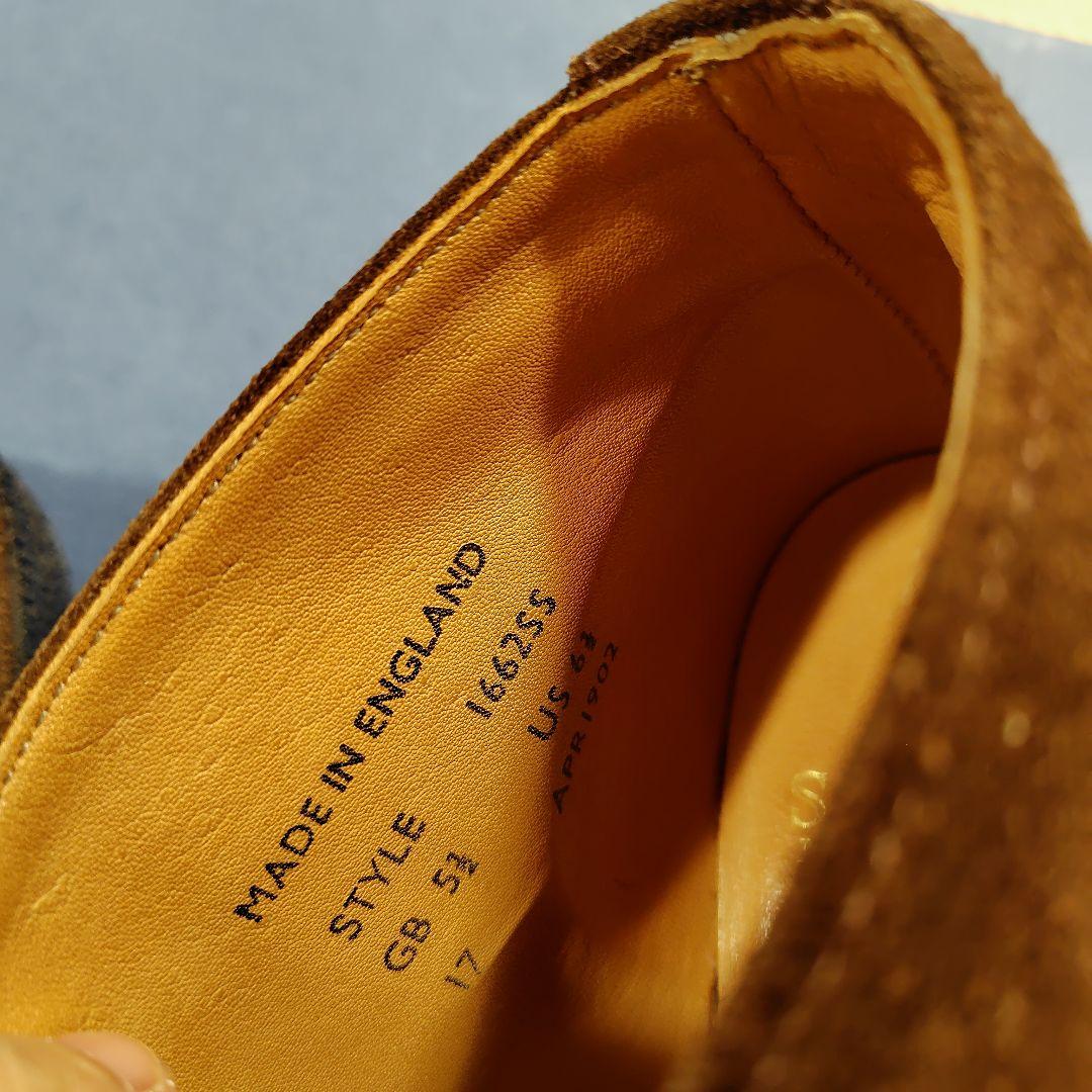 Sanders　BEAMSBOY別注 ブラウン スエードブーツ 5H