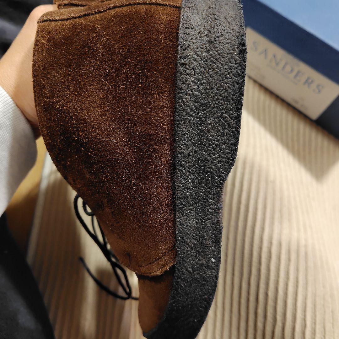 Sanders　BEAMSBOY別注 ブラウン スエードブーツ 5H