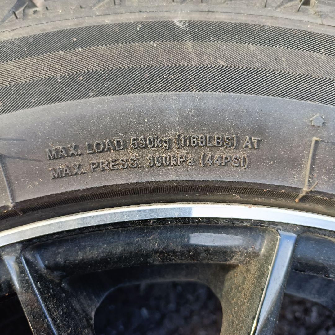 ホイール付きスタッドレスタイヤ 4本セット 185/60R16 21年製 送料込