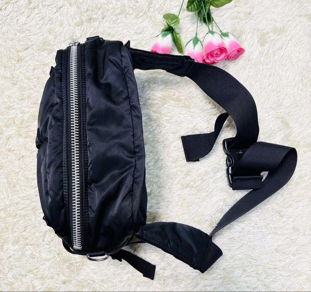 ポーター（PORTER）タンカー　ウエストバッグ　黒　TANKER　ボディバッグ